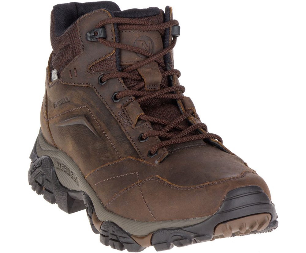 Merrell Støvler Herre - Moab Adventure Mid Waterproof Wide Width - Brune - TCI924563